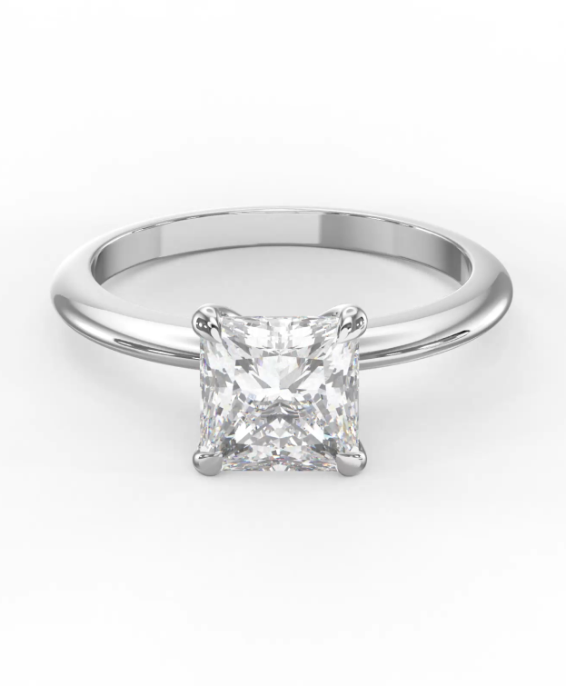 Éclat Curve 14k white gold Ring